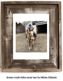 horse trail rides near me in Milan, Illinois